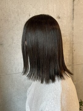 ロロン 豪徳寺店(LORONG) ミディアム ストレートボブ
