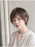 ショート髪型20代30代40代前髪あり前髪なし面長丸顔池袋