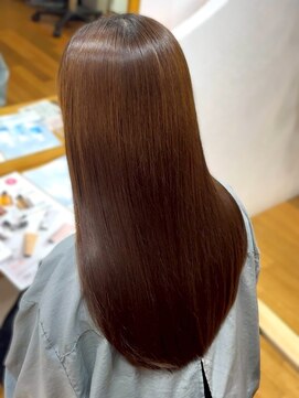ミツバ(3tuba) 美髪 ショコラベージュ 透明感カラー レイヤーカット 髪質改善