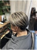 メンズもおしゃれに白髪ぼかし♪