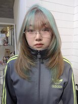 クペウヘイヴン(cope'u HAVEN)&nbsp;原宿　デザインカラー　ルーツカラー　ブリーチカラー