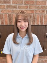 ブレイブ 我孫子(BRAVE abiko)&nbsp;ミルクティーベージュ×ナチュラルロング