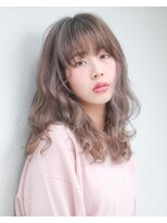 ニコヘアー(niko hair) アッシュグレージュセミロング▽LINEID@vey3047y