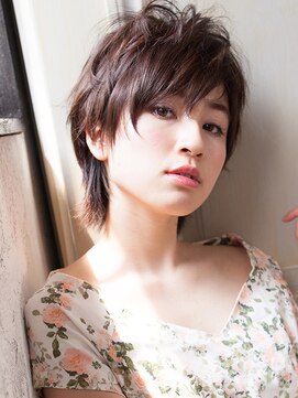 エル(LE) ヴェールウェーブブルージュアシメ似合わせカットショート