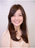 コンサバ☆毛先カール
