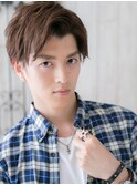 アップバングでイケメン無造作ショートd