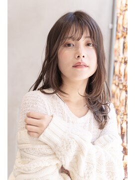 ロジッタ(ROJITHA) 【ROJITHA】シースルーバング×ゆるふわミディ