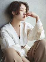 エイチツーオーアヴェダ 渋谷ヒカリエＳｈｉｎＱｓ店 クロードモネＨ２Ｏアヴェダ&nbsp;フェイス小顔ショート×AVEDAカラー[渋谷/渋谷駅]