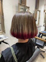 バトヘアー 渋谷本店(bat hair) 鮮やか裾カラー