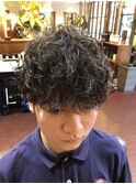 ツヤ×波パーマ