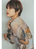 外ハネボブセクションカラーグラデーションカラーペールベージュ