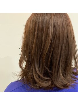 ヘアブランコブランコ 横浜(hair blanco_blanco) 似合わせカット/くびれヘア/デザインカラー/艶ボルドー[横浜駅]