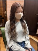 グラデーション ミルクティーカラー