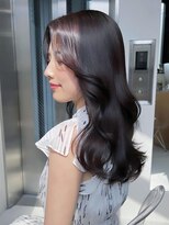 ベレーザ 渋谷(BELEZA)&nbsp;1092透明感黒髪シアーグレージュふんわりカールシースルーバング