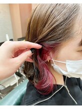 モアヘアーセカンド(MORE-HAIR Second) ブリーチなし☆インナーカラー