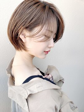 セイドット フクオカ(Say.FUKUOKA) 【Say.福岡】 ショートボブ×ニュアンスカラー×ミルクティー