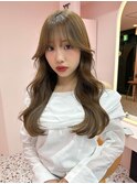 韓国ヘア/前髪カット/顔まわりカット/ヨシンモリ/くびれヘア