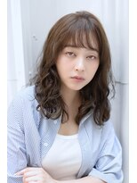 サンク ドリームプラザ店(CINQ)&nbsp;【CINQ】大柳　大人可愛いセミロング/顔周りレイヤー/20代30代