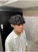 【メンズ】波巻きスパイラルパーマ