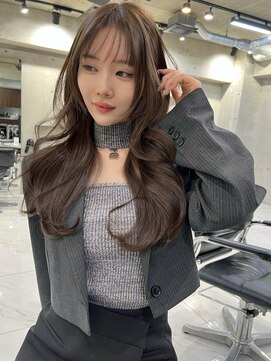 サイン 表参道(SIGN) 韓国ヘアイメチェンハッシュカット似合わせカットレッドブラウン