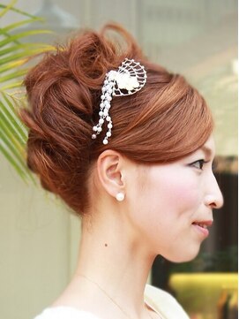 ヘアークリアー せんげん台 大人可愛いアップスタイル 大人のセレモニーアップスタイル