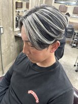 ヘアカロン(Hair CALON) メンズヘア/バレイヤージュ／センターパート
