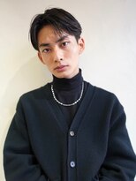 メンズセンターパート/ニュアンスパーマ