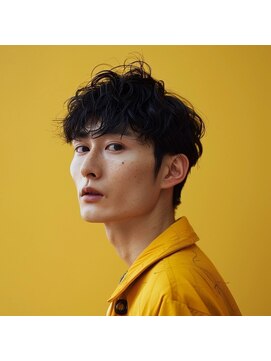 ヨルプラスディ(yoru+D) ショートマッシュ×ナチュラルパーマ