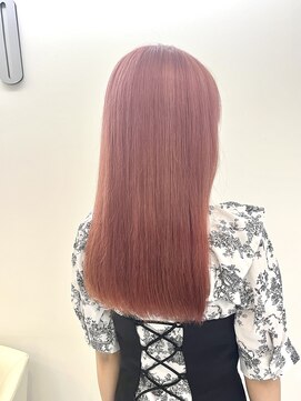 ゼンコー オモテサンドウ(ZENKO Omotesando) ロングカット/ペールピンク／ピンクカラーブリーチ