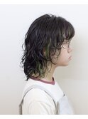 ウルフ/パーマ/インナーカラー/レイヤーカット/豊橋/豊川/田原