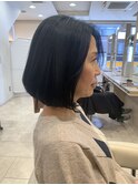 ナチュラルボブ×前下がりボブ×ストレートボブ30代40代50代60代