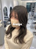 ★グレージュ/シースルーバング/髪質改善/韓国