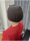 ミニボブ×オリーブカラー