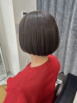 サロンワン(Salon1) ミニボブ×オリーブカラー