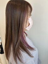 カシェ シモムラ(Cashe'e SHIMOMURA)&nbsp;春色インナーカラー