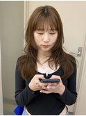 10代20代ロングレイヤーレイヤーカット顔まわり韓国