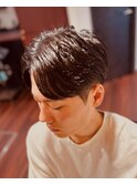 色気抜群センター分け