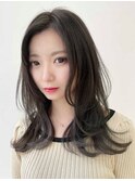 暗髪レイヤー×艶髪スタイル♪