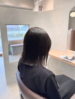 ペブル(pebble)&nbsp;ボブ/外ハネボブ/透明感/艶髪/髪質改善/明石/大久保