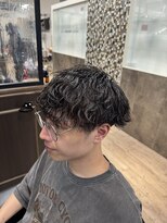 カイノオム 梅田(KAINO HOMME) 波巻き　マッシュ