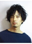 錦戸亮風♪黒髪×ミディアム×パーマ【表参道/青山/渋谷/原宿】
