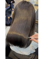アマテラスゼロ 新宿(AMATELAS zero)&nbsp;グレージュ×艶質感/髪質改善/美髪矯正/新宿