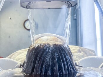 リボン ヘアー(Ribbon hair)の写真/名取エリア希少の【頭浸浴】導入サロン!頭皮をRefresh♪男女共にオススメです★極上のリラックスtimeを…