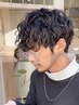 【メンズ】カット+波巻きスパイラルパーマ ¥14000(海老名/波巻きパーマ/眉毛)