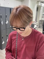 シェノン バイ アランスミシー 表参道(CHAINON by Alan smithee)&nbsp;メンズカット　韓国ヘア　韓国メンズ　毛流れヘア