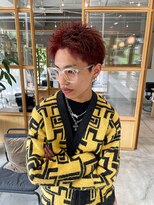 ウード(OUD)&nbsp;スパイキーショート×ワインレッド