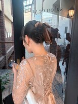 サロンドゥユウ(salon de yu)&nbsp;#kana_arrange リボンカチモリヘア
