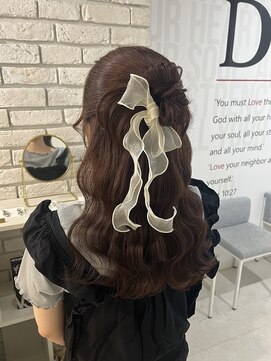 ディティカ ティア(Dityca tia) カチモリハーフアップ 【 Sumi Rin 】