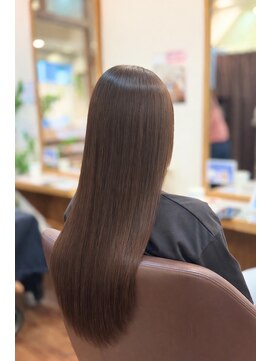 ヘアー グリーン(hair green) 髪質改善で叶える艶ストレートロング