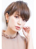 前下りボブ・ ボブショート・前下りショート・ オン眉ボブ